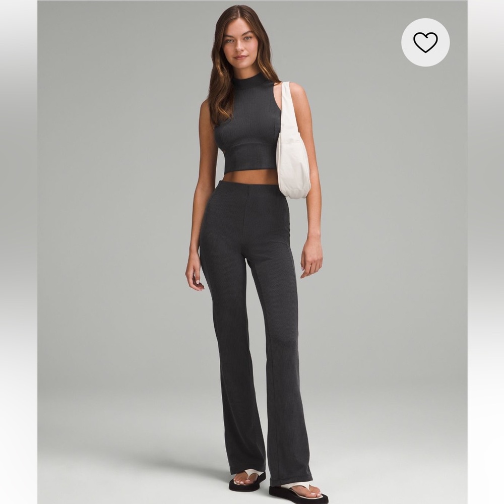 Ribbed Softstreme Flared Pant - Tall (Lululemon Leggings)